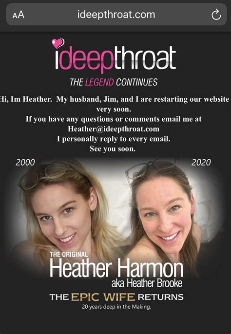 Heather and Brooke 40 minute reedit. . Heather brooke deepthroat